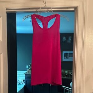 Athleta Vibrant Pink Racerback Tank Top